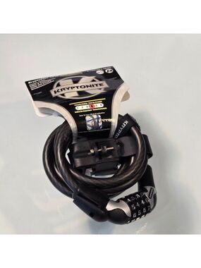 Kryptonite KryptoFlex 1218 Combo Cable 6 FT Braided Steel Cable Bicycle Lock